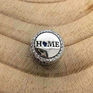 Pandora Wisconsin Map Home Exclusive Dangle Charm, S925 Silver Jewelry